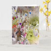 Carte Framable 7x5 avec Paint Splash Flower (Fleur jaune)