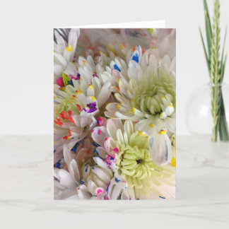 Carte Framable 7x5 avec Paint Splash Flower
