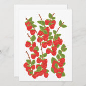 Carte Framboise (Devant / Derrière)