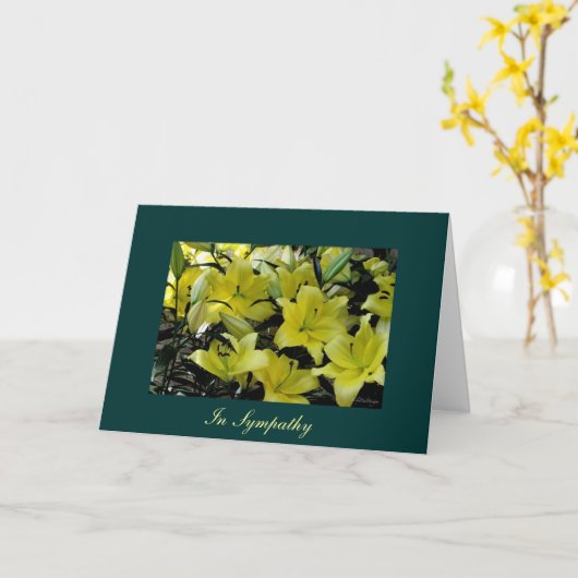 Carte Frame-It (Fleur jaune)