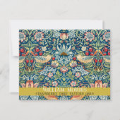 Carte Frameur de fraises - Conception de William Morris (Devant)