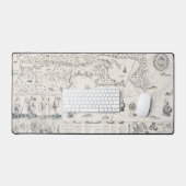 Carte Française Canada (Québec) par Champlain 1612 (Clavier et souris)