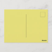 Carte française de voeux de Pâques (Dos)