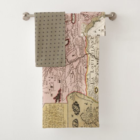 Carte française médiévale Amérique du Québec/de (En situation)