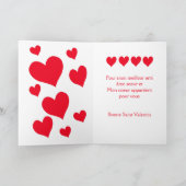 Carte Française Saint Valentin pour mon amour (Intérieur)