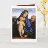 Carte Francesco Francia La Sainte Famille (Fleur jaune)