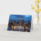 Carte Francfort Allemagne (Fleur jaune)