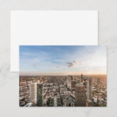 Carte Francfort-sur-le-Main (Devant / Derrière)