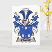 Carte Franke Family Crest (Fleur jaune)