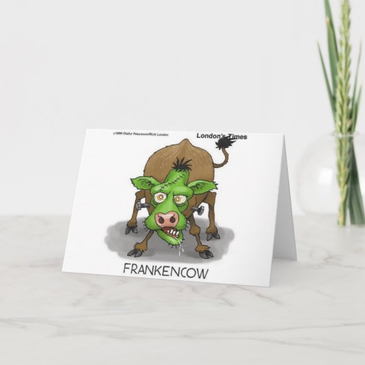 Carte "Franken Cow" Dons et Objets de collection d'Hallo (Devant)