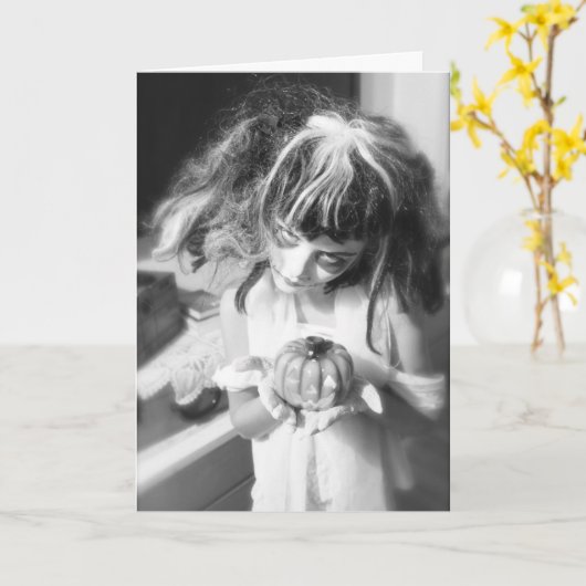 Carte FrankenGirl (Fleur jaune)