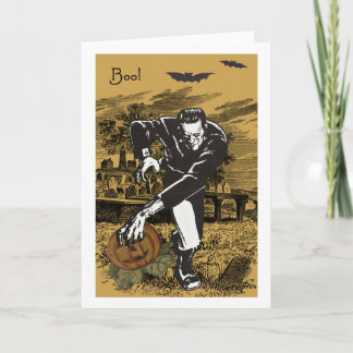 Carte Frankenstein Halloween