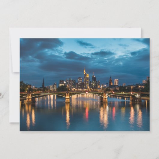 Carte Frankfurt am Main Germany (Devant)
