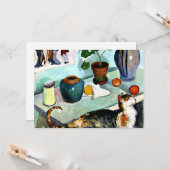 Carte Franz Marc - Vie morte avec chat (Devant/Arrière en situation)