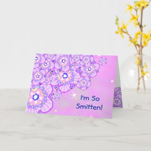 Carte Frappé ! (Fleur jaune)