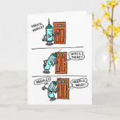 Carte Frappe Knock Needle Little Recognition Doctors Day (Fleur jaune)