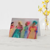 Carte "Fraternité" en l'honneur de conscience de cancer (Fleur jaune)