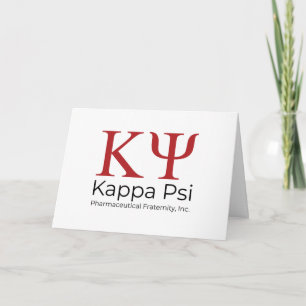 Carte Fraternité pharmaceutique Kappa Psi