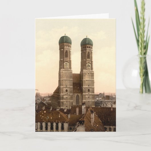 Carte Frauenkirche, Munich, Bavière, Allemagne (Devant)