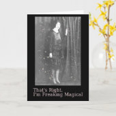 Carte Freaking Magic Halloween Card (Fleur jaune)