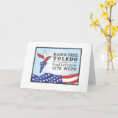 Carte Fred Radio (Fleur jaune)