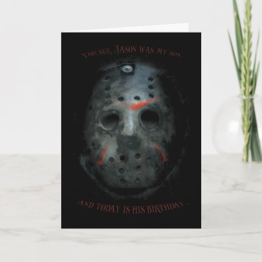 Carte Freddy vs Jason | Citation de Masque de Jason (Devant)