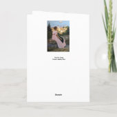 Carte Frederic Bazille - La robe rose (Dos)