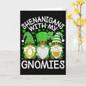 Carte Fredonnements avec mon St. Patricks Day Gnome Gnom (Fleur jaune)
