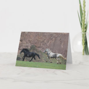 Carte Freedom Run - Galloping to Freedom Greeting Card