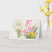 Carte Freesia par Tanigami Konan (Fleur jaune)