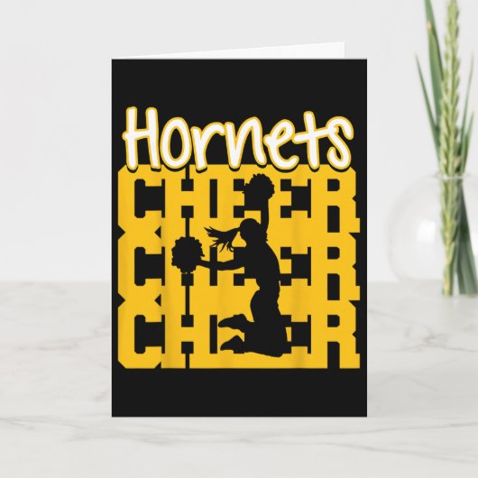 Carte Frelons Cheer Ck À L'école Esprit De Cheerleading (Devant)