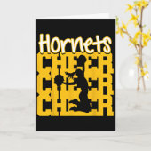 Carte Frelons Cheer Ck À L'école Esprit De Cheerleading (Fleur jaune)