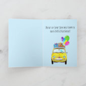 Carte French Birthday Retro Fiat (Intérieur)