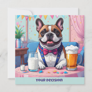 Carte French Bulldog Dad Fatherˋs Day