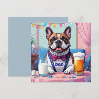 Carte French Bulldog Dad Fatherˋs Day