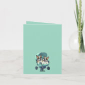 Carte French Bulldog Stroller (Dos)