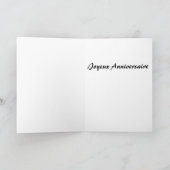 Carte French Cat Birthday Card (Intérieur)