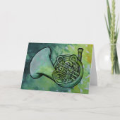 Carte French Horn Band Classe Musique professeur (Devant)