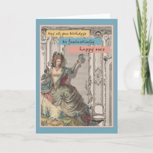 Carte French Vintage Fashion Fantastc Birthday