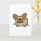 Carte Frenchie (Fleur jaune)