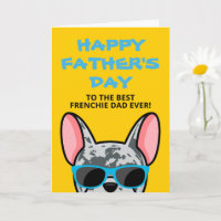 Frenchie Fête des Pères Bouledogue Français Blue M