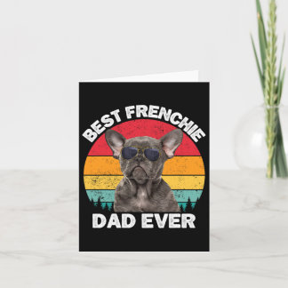 Carte Frenchie Papa Fun French Bulldog Lover propriétair