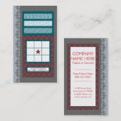 carte fréquente d'acheteur de motif (Devant / Derrière)