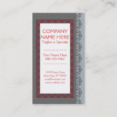 carte fréquente d'acheteur de motif (Dos)