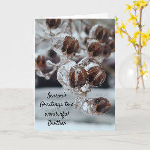 Carte Frère Bonnes Fêtes