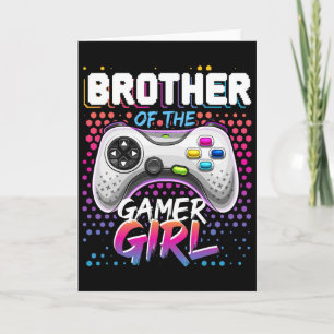 Carte Frère de la fille du joueur correspondant jeu vidé