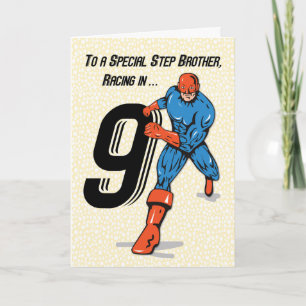 Carte Frère de steppe spécial 9e anniversaire Super-héro