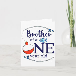Carte Frère Du Big One Fishing Boy Premier Anniversaire