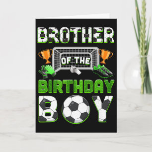 Carte Frère du garçon de la fête d'anniversaire Famille