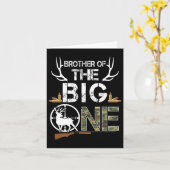 Carte Frère Du Gros Anniversaire Boy Deer Hunter Ca (Fleur jaune)